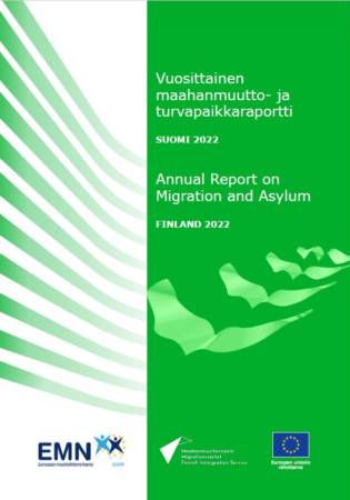 Vuosittainen maahanmuutto- ja turvapaikkaraportti 2022 kansikuva
